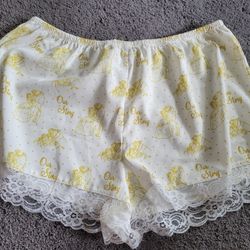 Size Medium Beauty And The Beast Pjammy Shorts