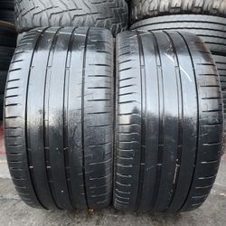 2 USED TIRES PIRELLI 315/30/23