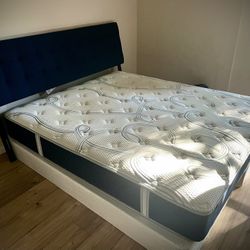 California King Mattress and Bed Frame 