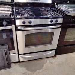 GE Stove Gas Stainless