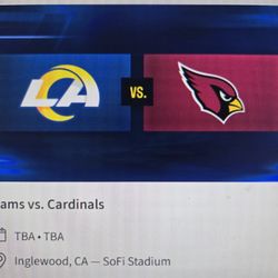 4 RAMS vs Cardinals Tickets $195 All 4