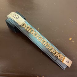 10k Solid Chino Link Bracelet