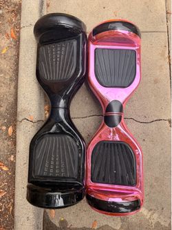 2 Hoover boards  swagway Black & Pink