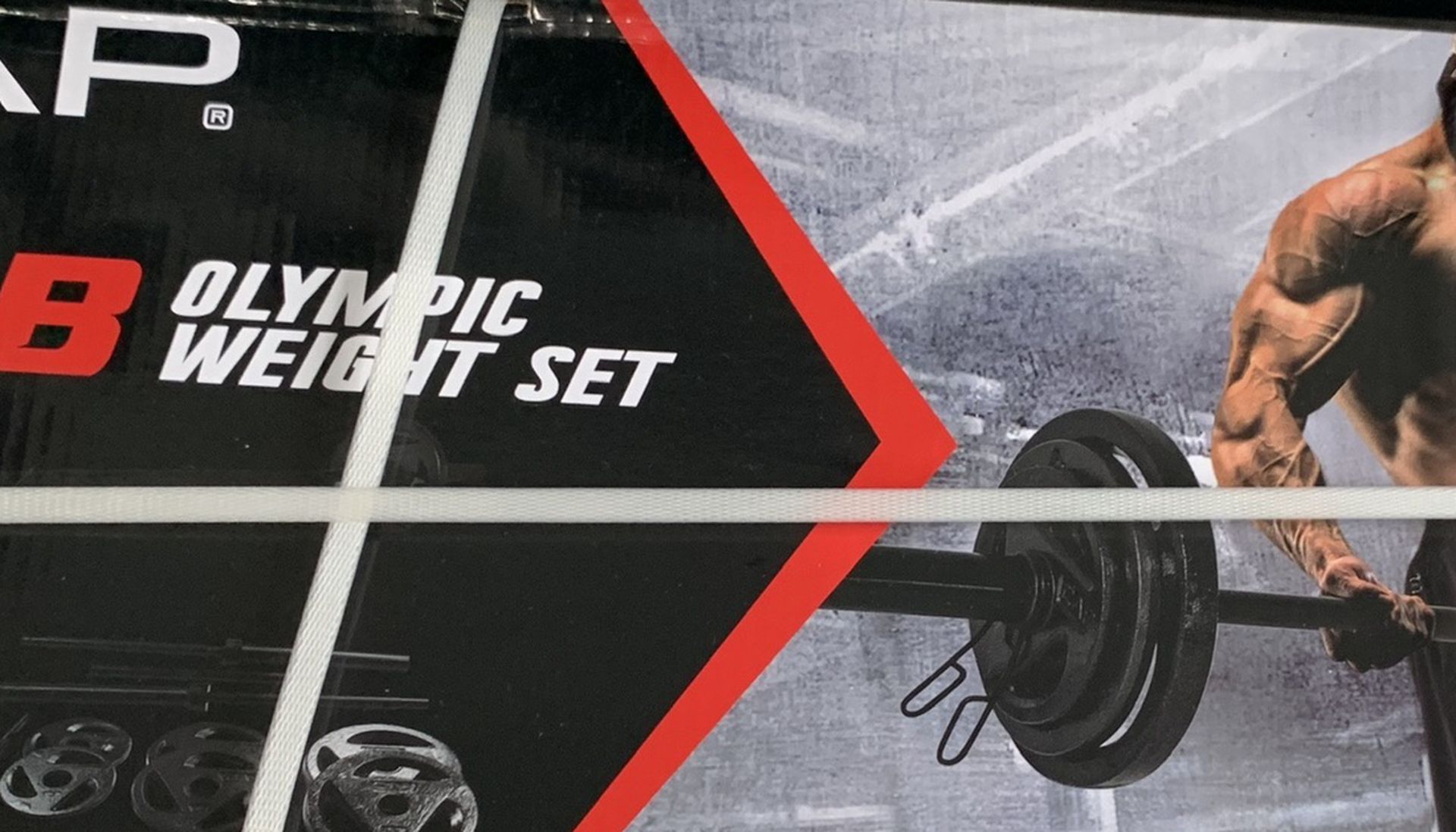 110 pound Olympic plate weight set
