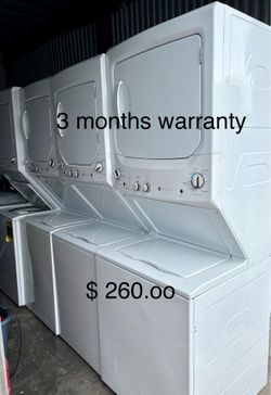 Washer & Dryer stackable loundry 24 and 27 inches   ✅ Tested & Ready to Use 🛡️ 3-Month Warranty 🚚 Delivery Available in Miami-Dade & Broward