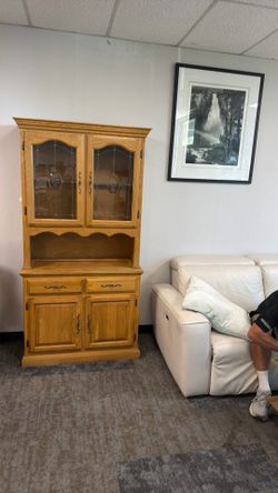 Oak Hutch
