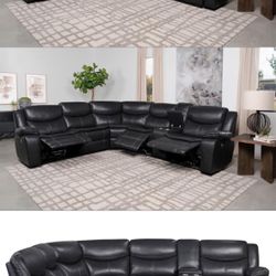Power Reclining Sectional. $53 Down Payment