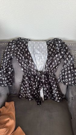 Silk Lv Black Shirt 