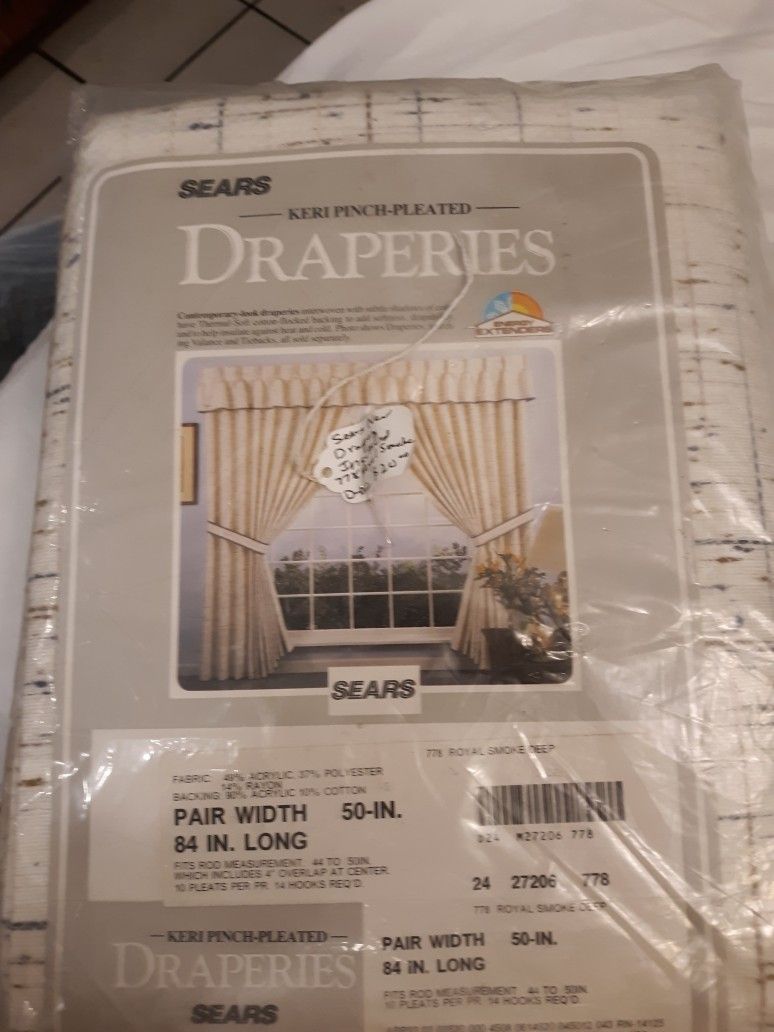 Drapes New By SEARS