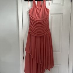 Women's Ruched Halter-Neck Dress 