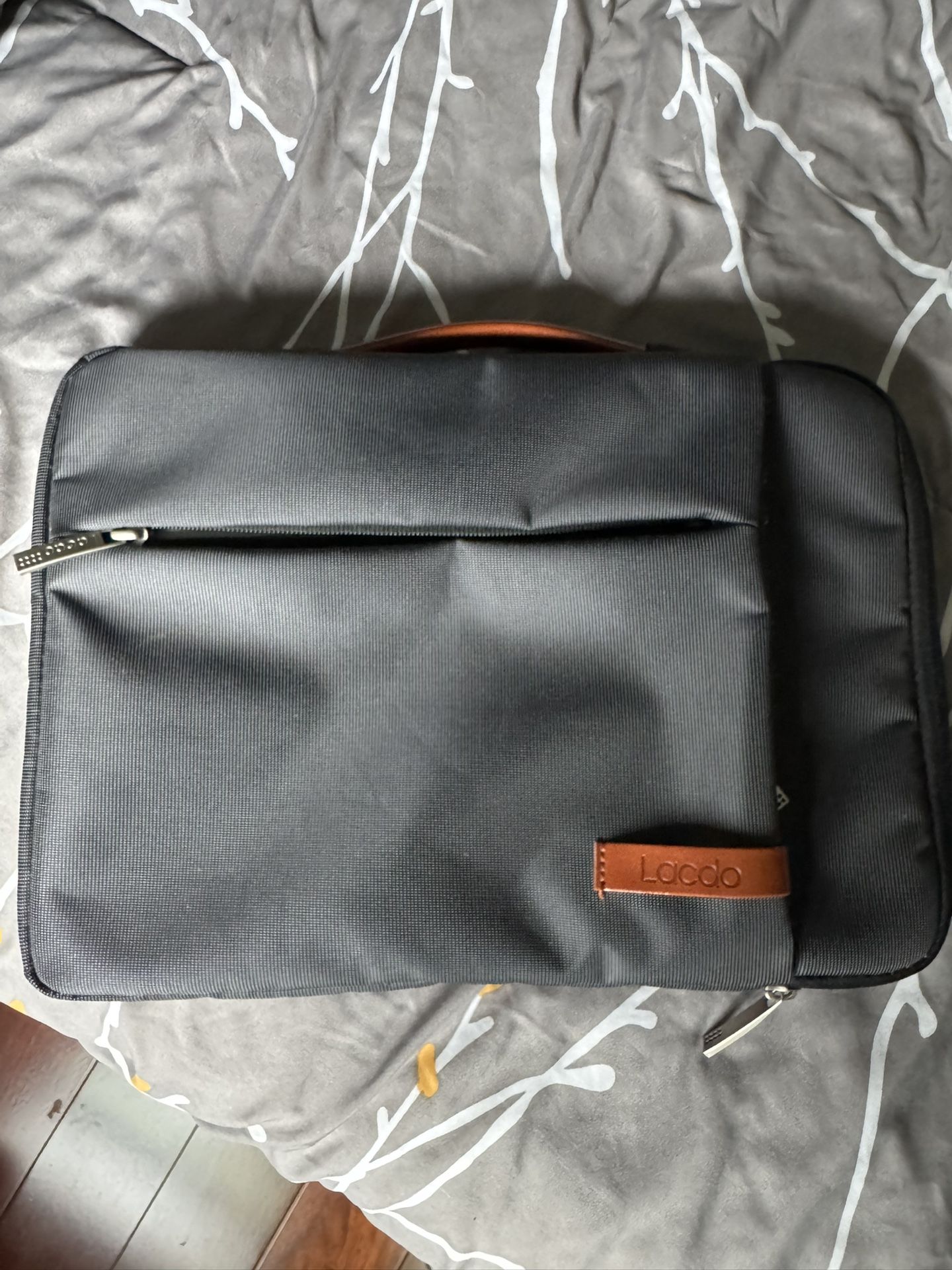 Lacdo 360° Protective Laptop Sleeve Case, Black For 13 Inch laptops