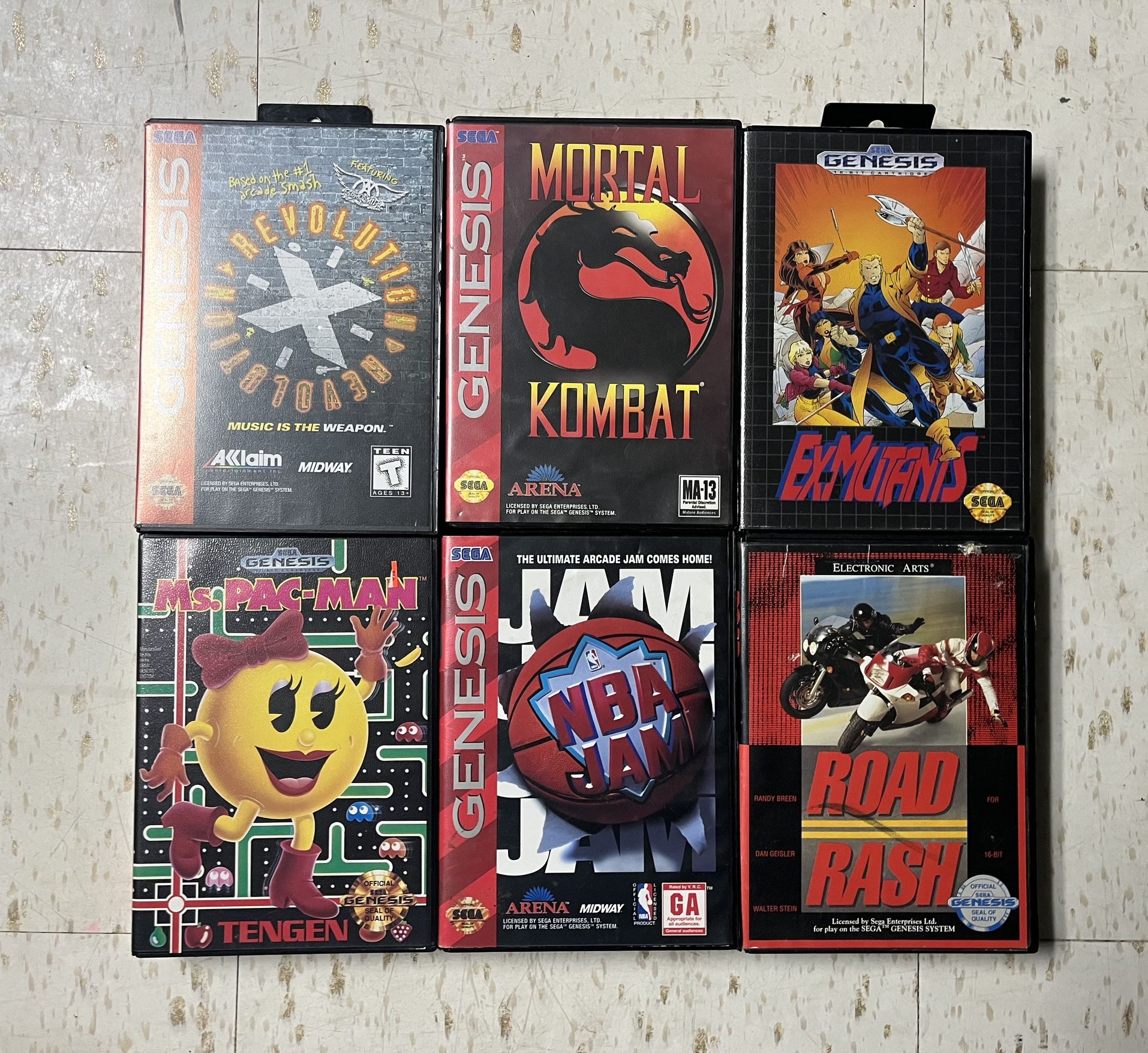 Six Sega Genesis Games