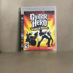 Guitar Hero World Tour - Playstation 3 - Used -CIB Complete In Box - Untested