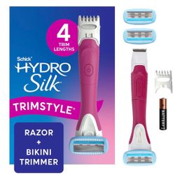 Razor with bikini trimmer