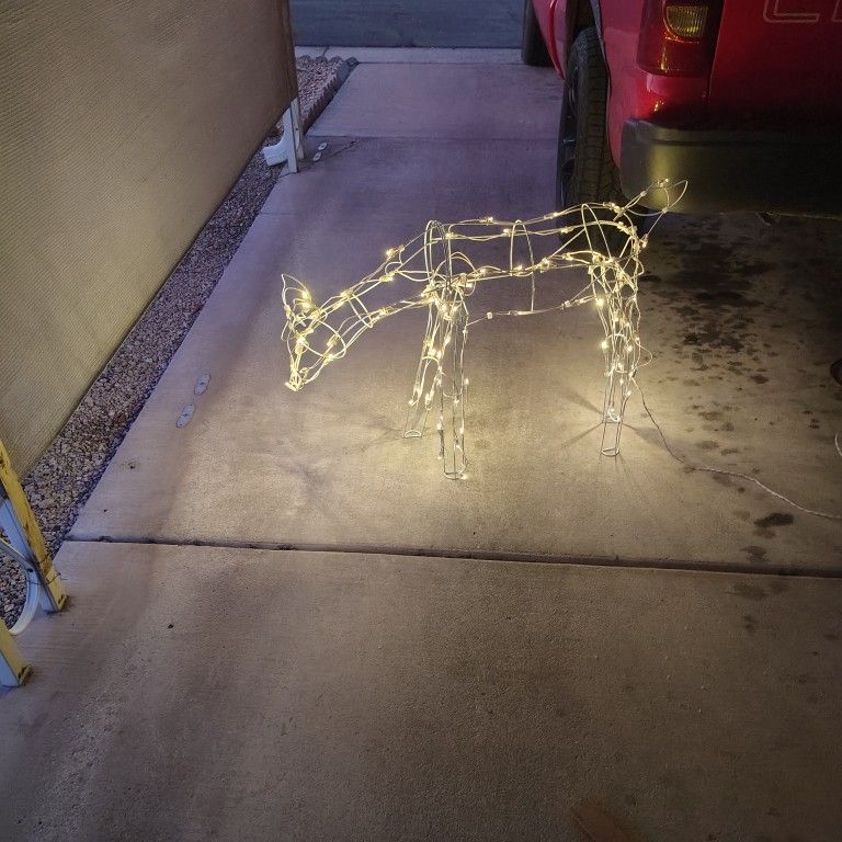 Home Accents 3' LED Wire Doe Yard Decoration