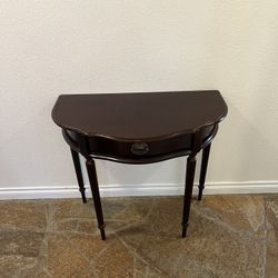 Vintage Bombay Company Console Mahogany Wall Table