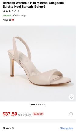 Nude heel (target) size 6. NEW!