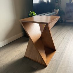 Wooden End Table
