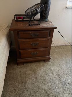 Nightstand and dresser