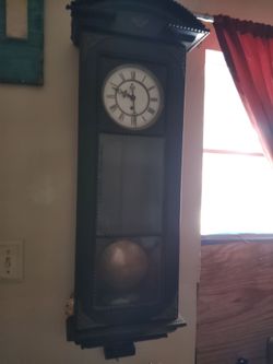Vintage grandfather clock