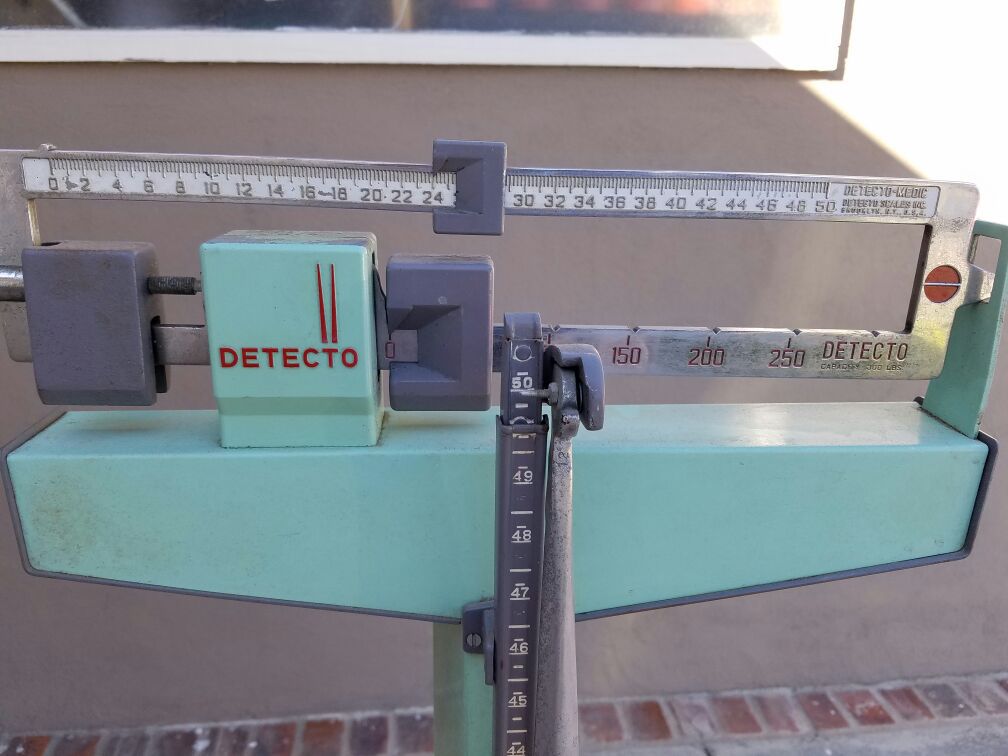 1940s Detecto Scales Blue Model 239 a Doctor Medical Office