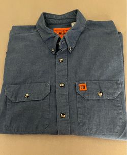 Like New WRANGLER FR Size XXL Button Down Shirt