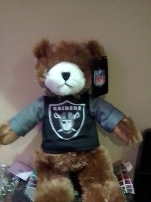 NFL Raiders Teddy Bear
