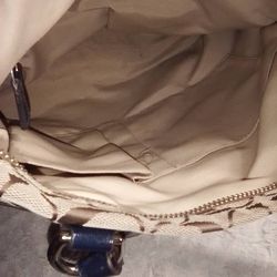 Coach Signature Stripe Tote