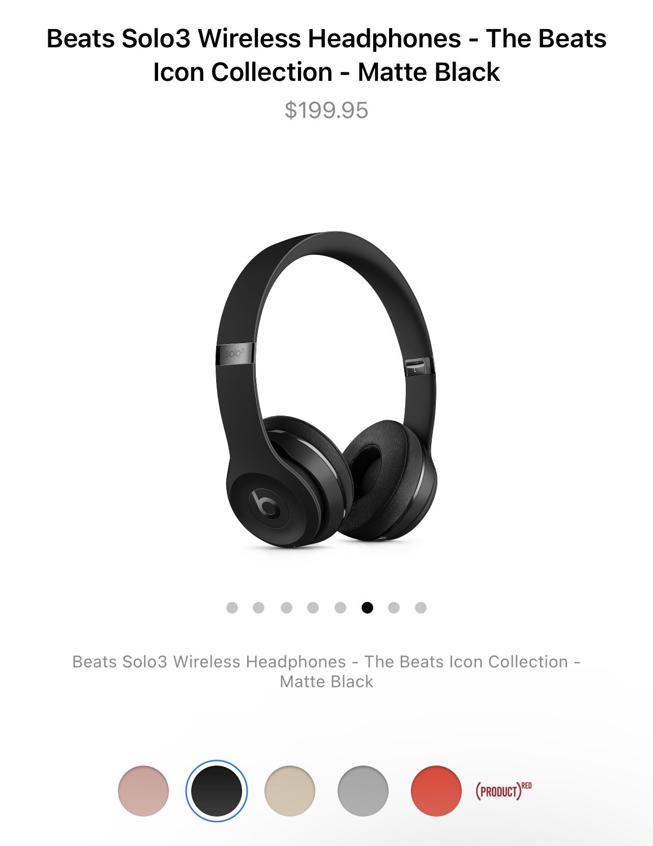 Beats Solo3 Wireless Black