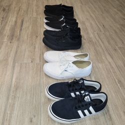 Men's Vans & Adidas Shoes & A Quicksilver Backpack