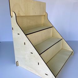 Wood Portable Retail Product Counter Display