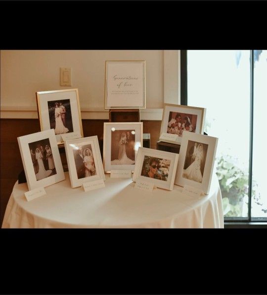 Gold Illusion Frames For Wedding Signs