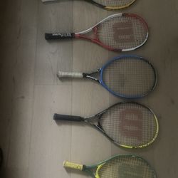 Kids/Youth Tennis Rackets - Wilson And prince