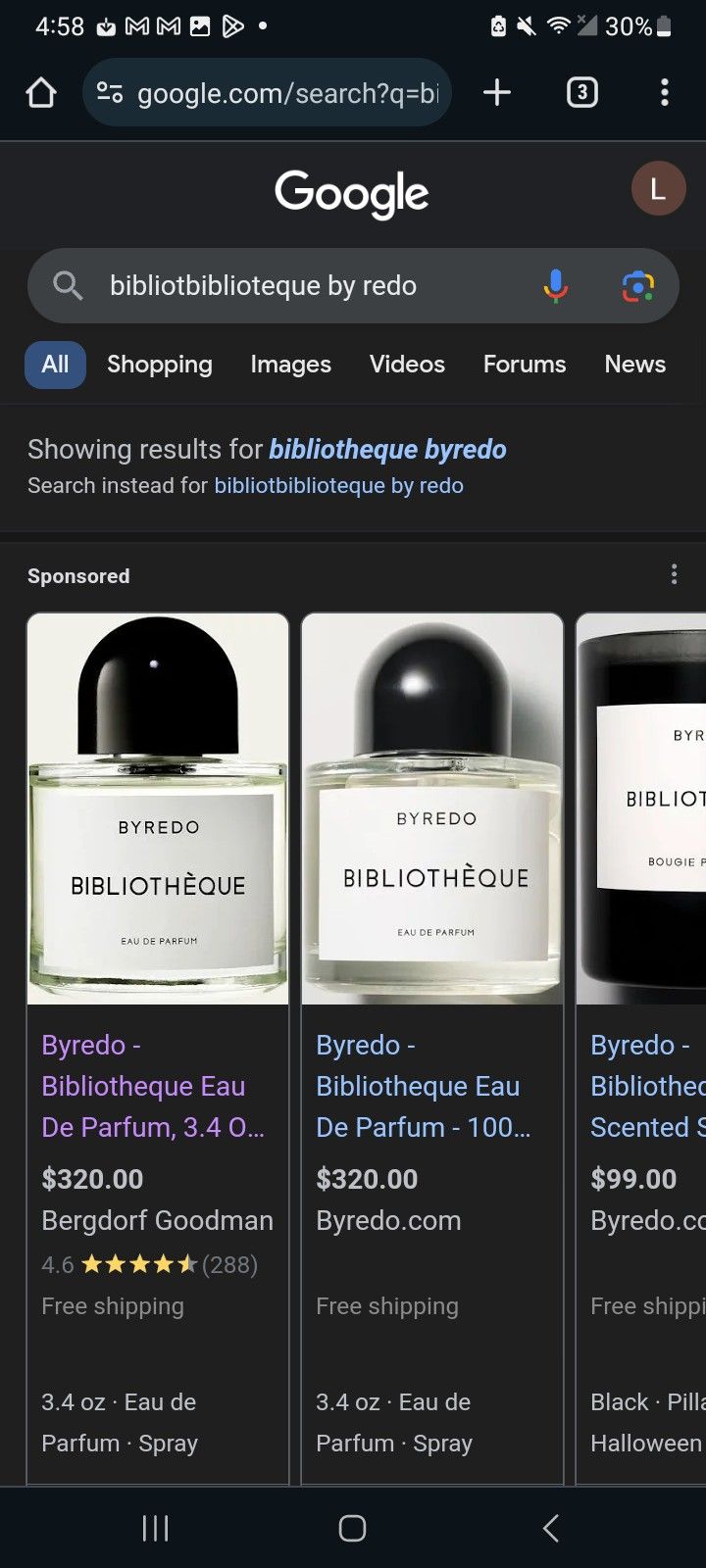 Biblioteque By Redo Perfume 