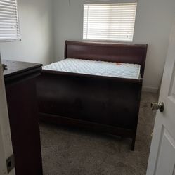 King Size solid Cherry wood.   Bed  