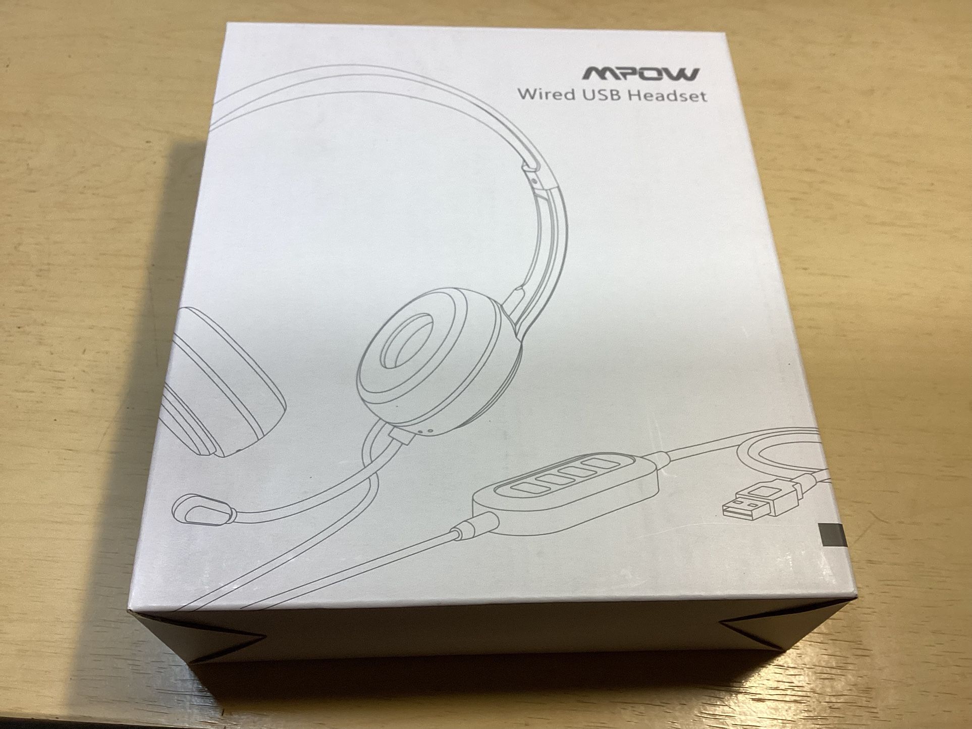 MPOW Wired USB Headset