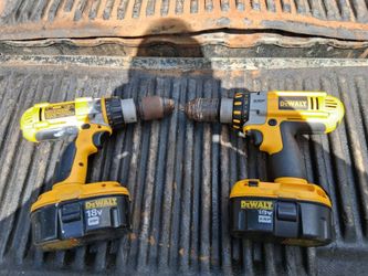 2 Dewalt Cordless Drills