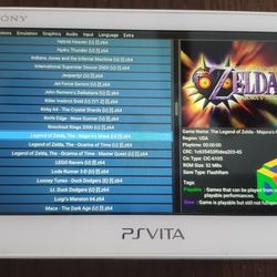 Sony Ps Vita PCH-2000 PSVITA 128GB With Added Games HAS OVER 10,000 GAMES