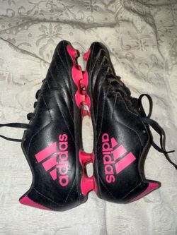 Pink Adidas Soccer Cleats