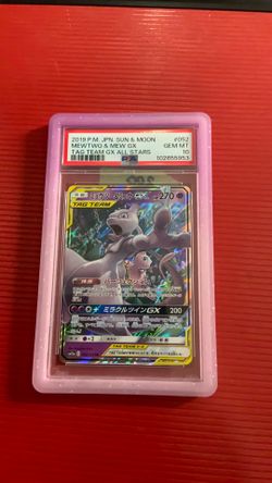 Mewtwo Mew GX Tag Team TAG TEAM ALL STARS Japanese PSA 10
