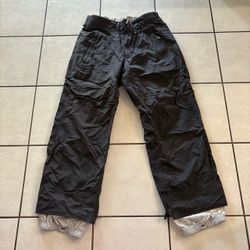 Burton Womens Medium Black Snowboard Ski Pants Insulated Waterproof Winter M