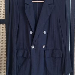 Women’s Teen Black Coat Jacket Christmas Clothes Size Medium 