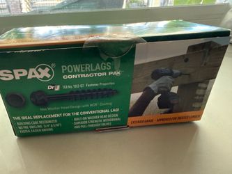 SPAX PowerLags Contractor Pax Lag Screws