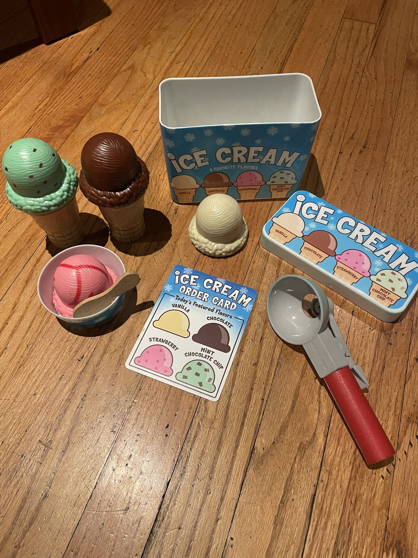 Melissa and Doug Scoop and Stack Ice Cream Cone Magnetic Play Set!