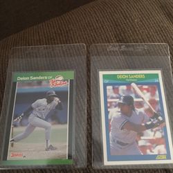 Baseball Cards 1990 Deion Sanders Rookies 