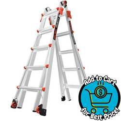 Little Giant Velocity, Aluminum Ladder, 18 ft Reach, 15422-001