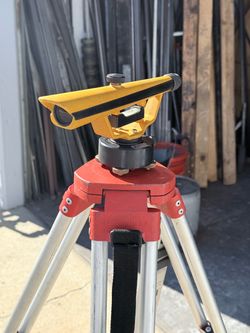 Surveying Transit Level on Tripod