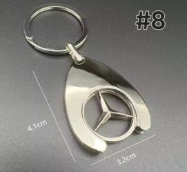 New Mercedes Metal Keychain Keyring see all 12 pics sold separately SHIPPING AVAILABLE
