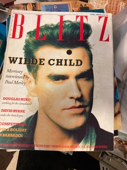 Blitz Magazine. April 1988. No. 64. Morrissey, David Byrne