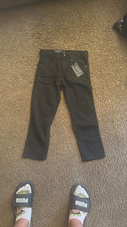 Boys Black & Gray Denim Jeans
